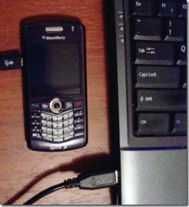 menggunakan BlackBerry menjadi modem laptop
