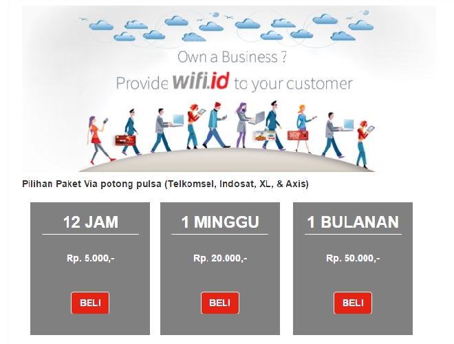 Cara Daftar Wifi ID Telkomsel (dan juga kartu Indosat, XL, dan Axis)