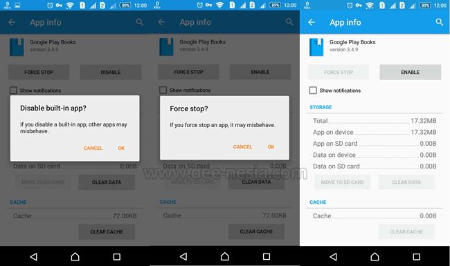 Cara Disable aplikasi bloatware di Android Setting