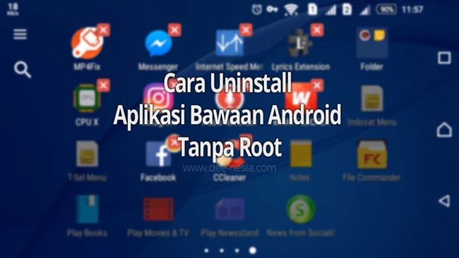 Cara Uninstall Aplikasi Bawaan Android Tanpa Root
