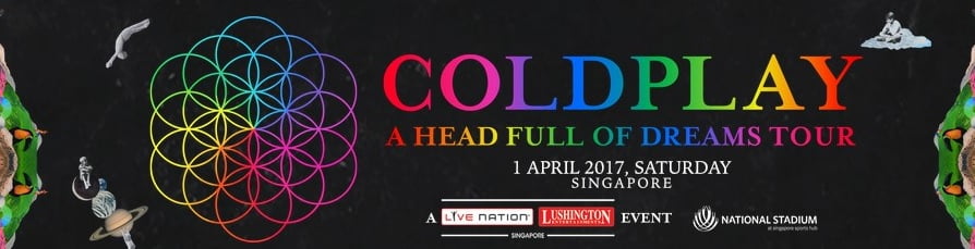 Coldplay A Head of Dreams Tour Harga Tiket