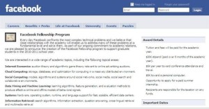 Facebook Fellowship Program