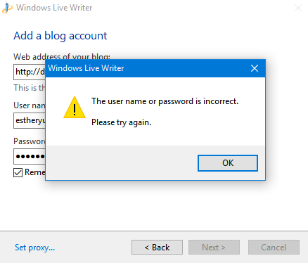 Windows Live Writer tidak lagi mendukung Blogger