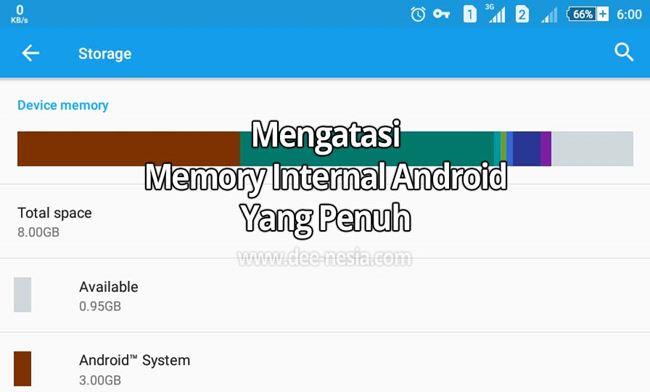 Mengatasi Memory Internal Android Yang Penuh