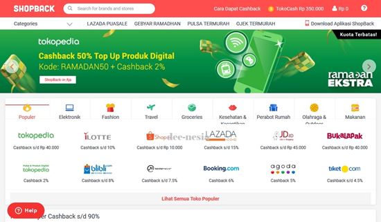 Belanja Online Dapat Cashback Banyak - Shopbackin Aja Belanja Online Dapat Cashback Banyak - Shopbackin Aja