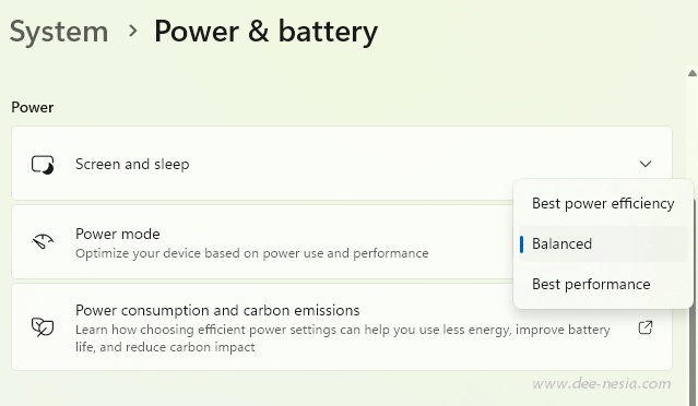 Balanced Power and Battery